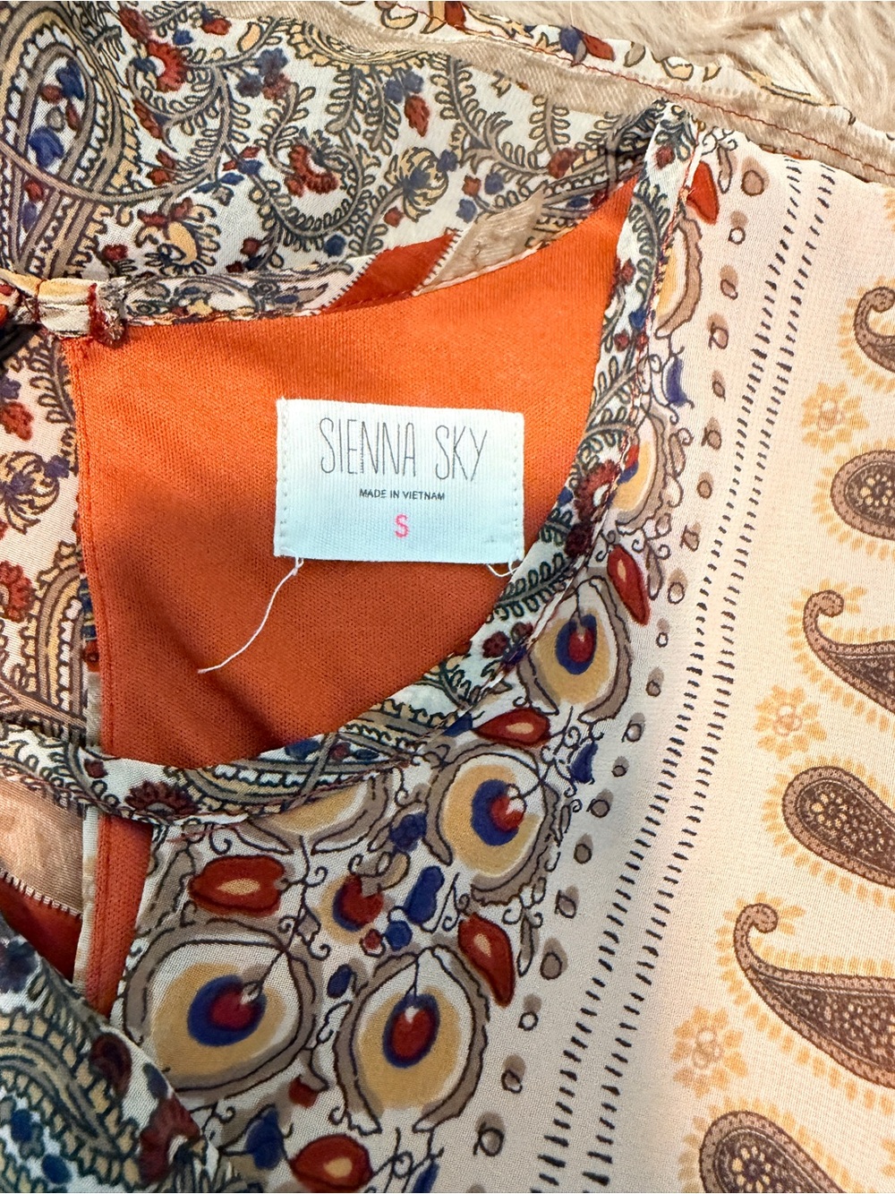 Chic trendy bohemian romper size small Sienna Sky - Picture 3 of 13
